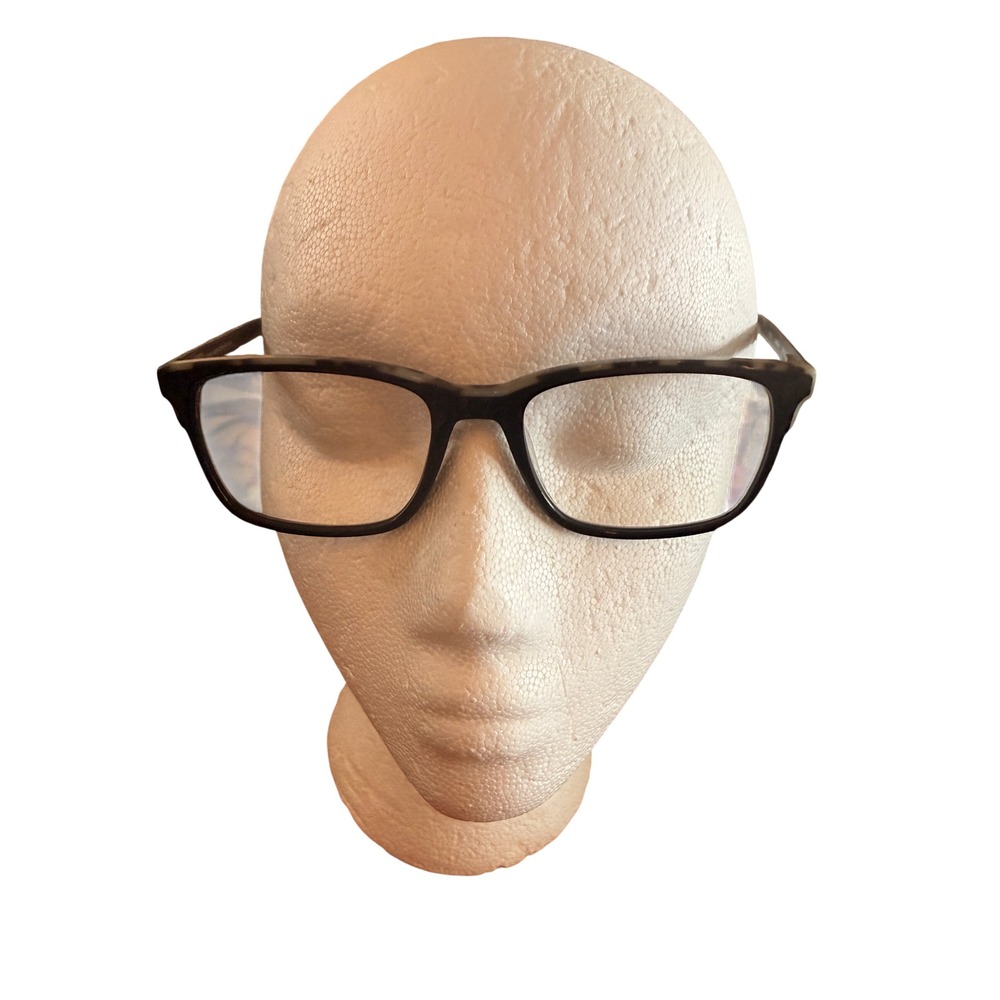 John Varvatos USA Black Designer Rectangular Glasses FRAMES ONLY 53-18-145